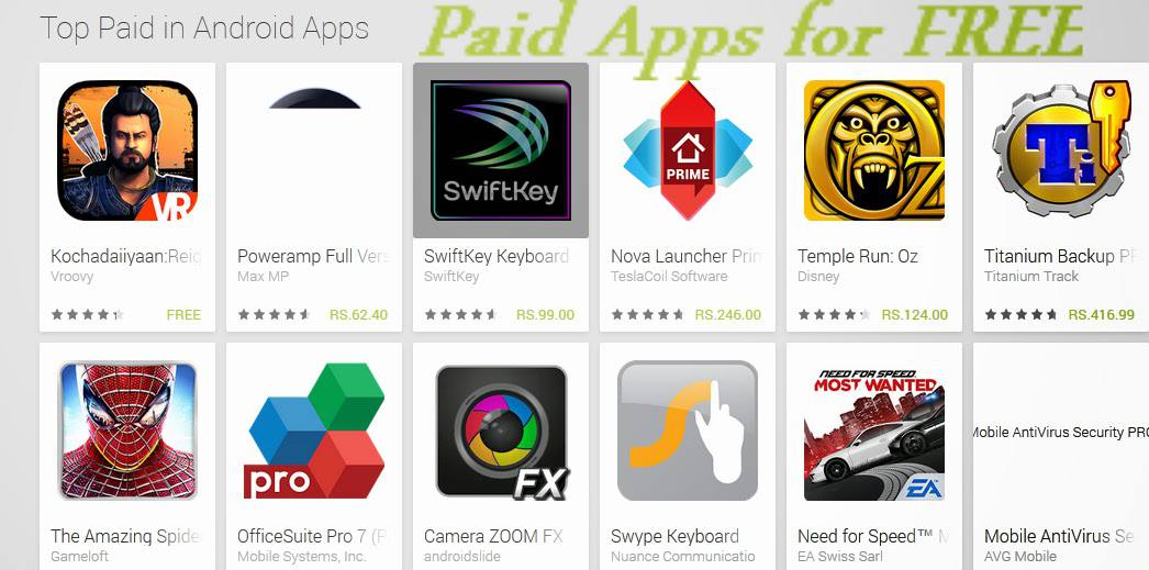 How to download Android paid apps for free