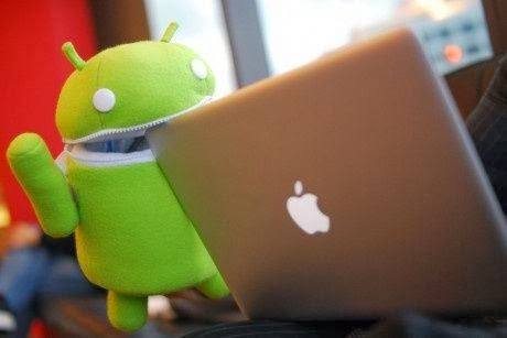Android-biting-Mac